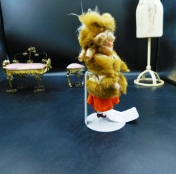bisque doll fur coat side